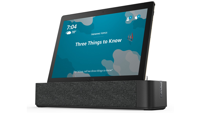 レノボ、スマートドック付きAmazon Alexa対応10.1型Androidタブレット