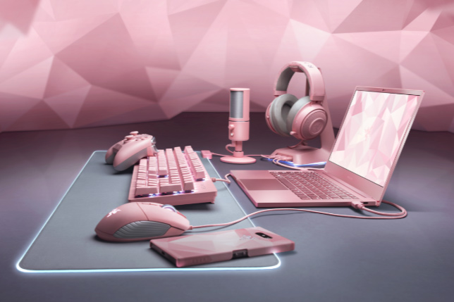Razer、ピンクに染まった「Quartz Pink Edition」のゲーミングデバイス9製品 - PC Watch