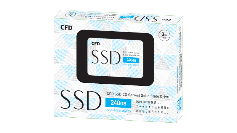 CFD、TLCフラッシュ採用のSATA SSD - PC Watch