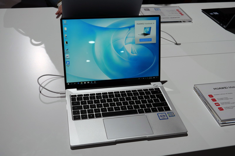 イベントレポート】Huawei、タッチ対応14型ノート「MateBook 14」を