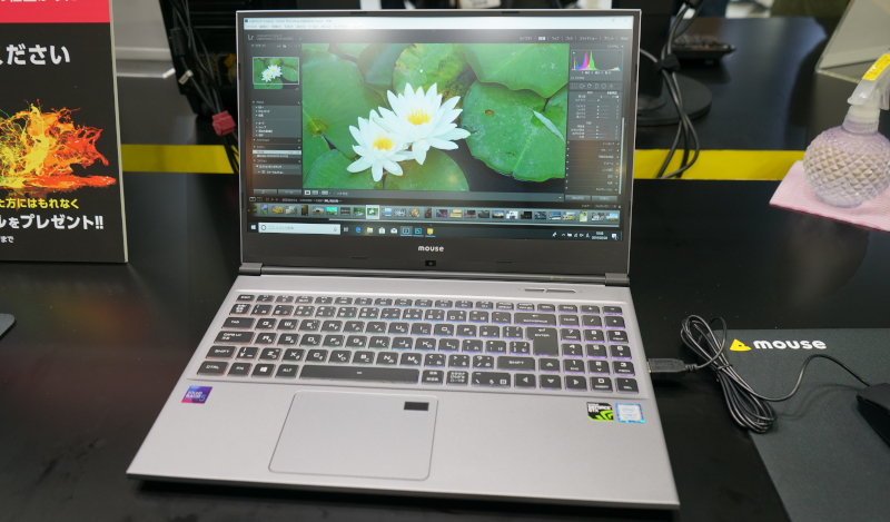 マウス、6コアCPU/GeForce/32GBメモリ搭載で税別19万円の15.6型ノート