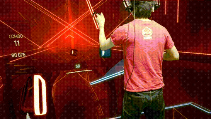 特集 Vr音ゲー Beat Saber で自宅複合現実配信に挑戦 Pc Watch
