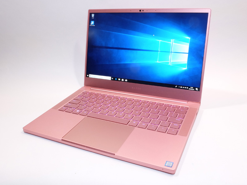 Pc短評 ピンクカラーの13 3型ゲーミングノート Razer Blade Stealth 13 Quartz Pink Pc Watch