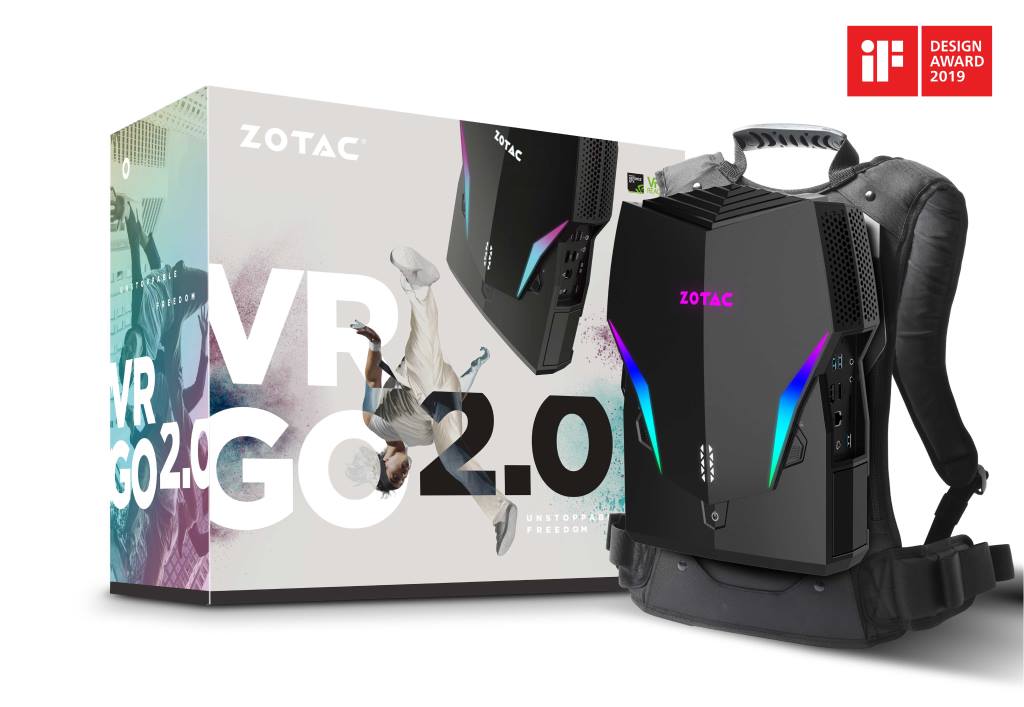 【VR】 Go 64GB ZOTAC、VR向けバックパックPC「VR GO 2.0」を直販サイトで販売開始