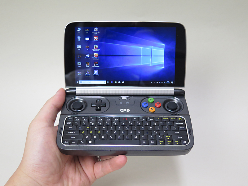 Core m3-8100Y/256GB SSD搭載になった「GPD WIN 2」が発売