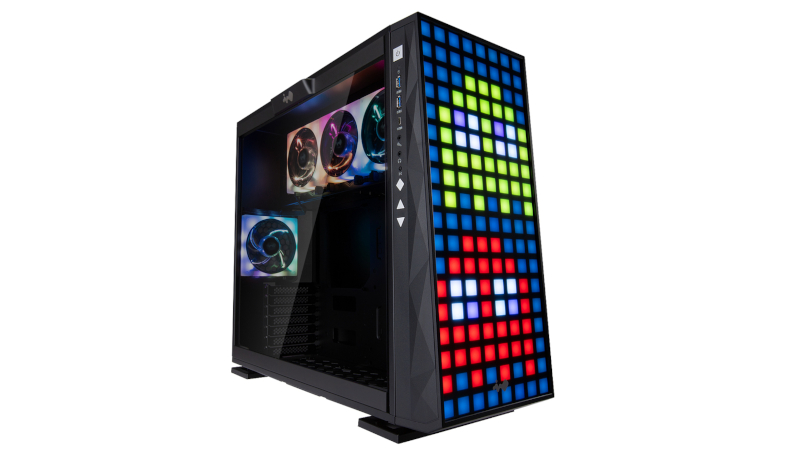 IN WIN、144個のRGB LEDを前面パネルに備えたミドルタワーPCケース - PC Watch