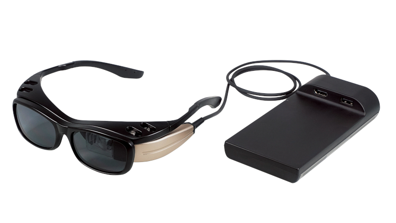 網膜捜査型レーザアイウェア RETISSA DisplayⅡ 網膜投影式のメガネ型ウェアラブルデバイス「RETISSA Display II