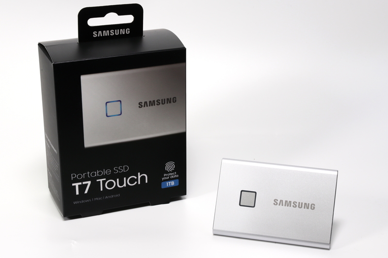 レビュー】指紋でデータを保護できる高速SSD「Portable SSD T7 Touch
