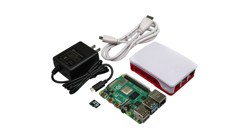 Raspberry Pi 4 Model B 4GB版にアクセサリが付属したスターター