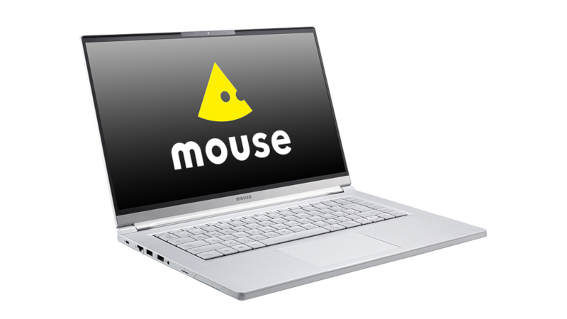 マウス、薄型/軽量の15.6型ノート「mouse X5」に第10世代Core 