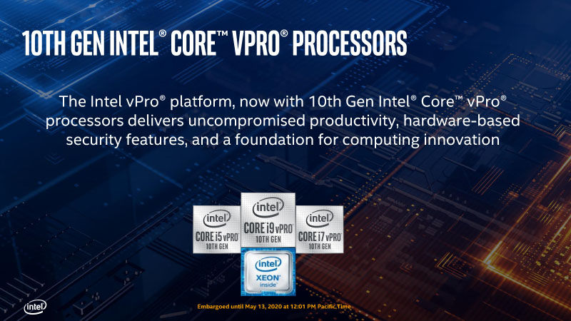 Intel、よりセキュアな第10世代Core vProプロセッサ - PC Watch