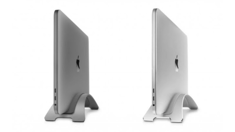 MacBook Pro/Airを縦向きに設置できるスタンド。フォーカルポイントが ...