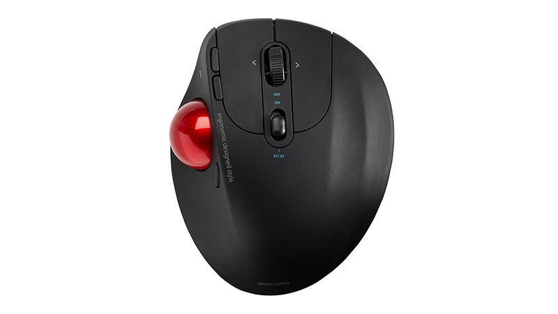 サンワサプライ 2 4ghz Bluetooth対応のトラックボール Pc Watch