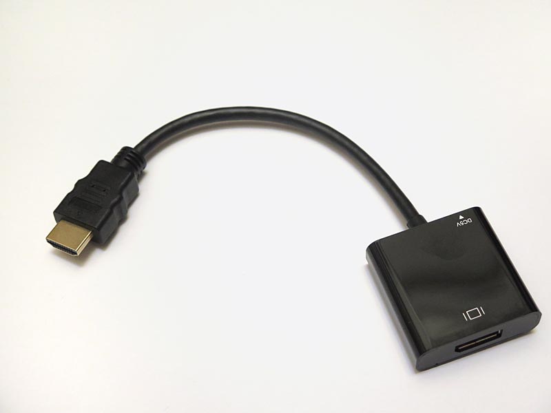 やじうまミニレビュー】HDMI出力の機器をDisplayPortの