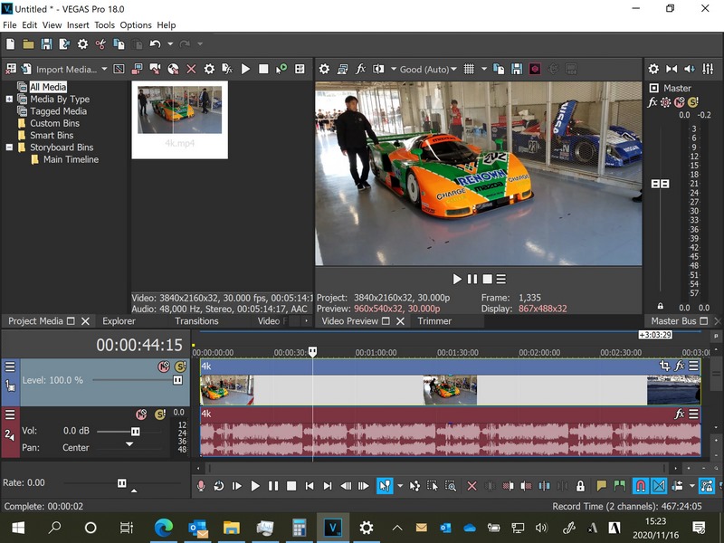 いま、ここにあるエッジAI】動画編集の「VEGAS Pro 18」、エフェクトで