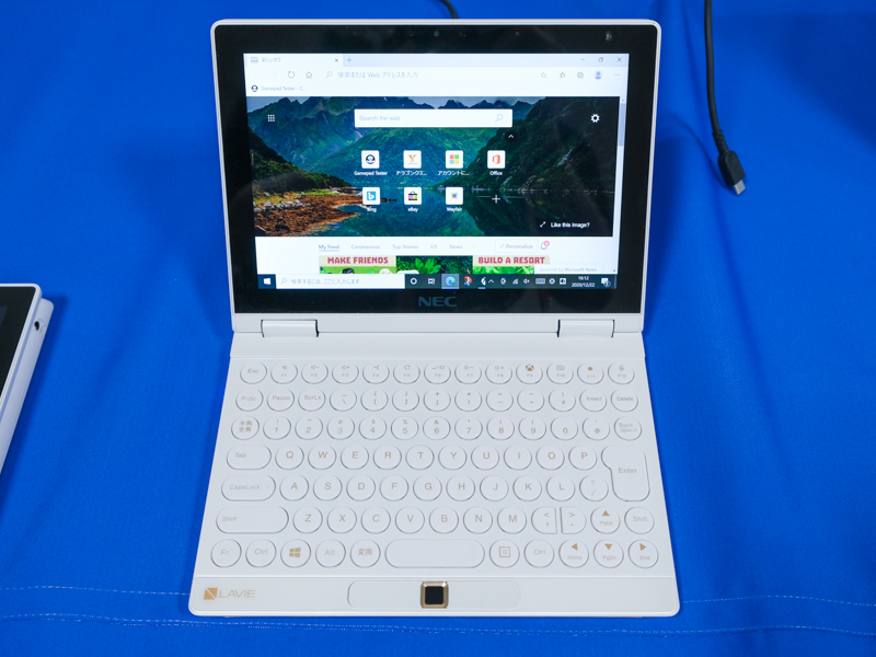 実機写真で見る、NEC PCのTiger Lake搭載8型2in1「LAVIE MINI」 - PC Watch