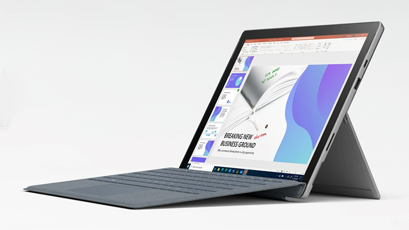 【美品】Surface Pro7 (純正タイプカバー、純正マウス、非純正ペン付)