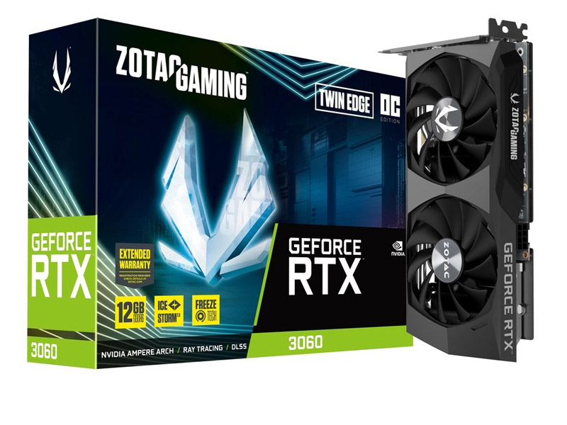 GeForce RTX 3060カードが各社から一斉発売、5万円台より - PC