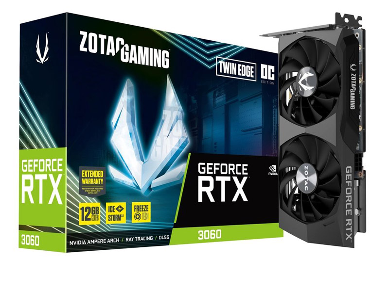 玄人志向　GeForce  RTX3060  マイニング可　3台セット