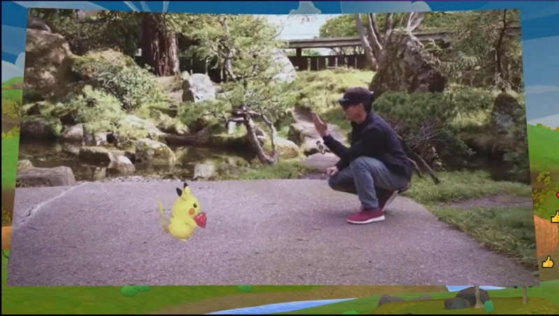 Hololensつけて公園に行くと そこにポケモンがいる世界が現実に Pc Watch