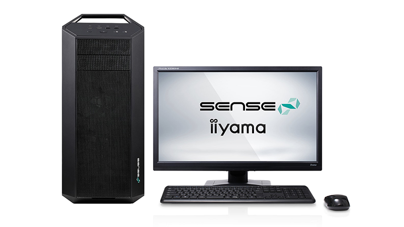 ミドルタワー型デスクトップPC（自作） ＋ おまけ(モバイルモニターなど) パソコン工房、拡張性/エアフロー重視のクリエイター向けミドルタワー