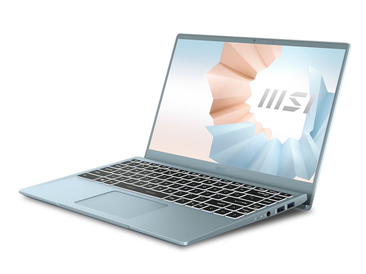 MSI、第11世代Core搭載でブルーストーン色のモバイルノート - PC Watch