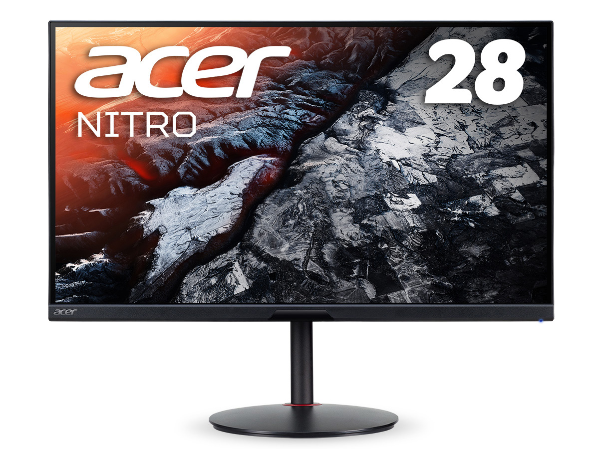 28型4K/144Hz表示可能なゲーミング液晶ディスプレイ。日本エイサーから  