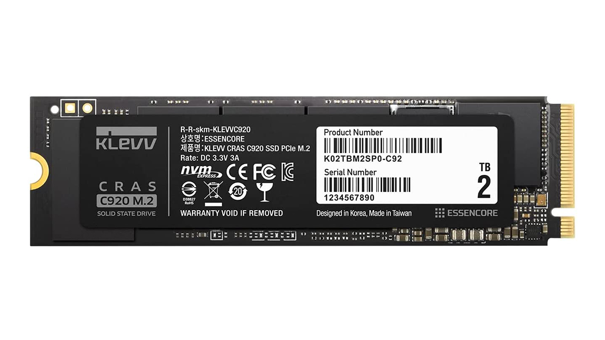 KLEVV CRAS C920 M.2 NVMe SSD 1TB - PCパーツ