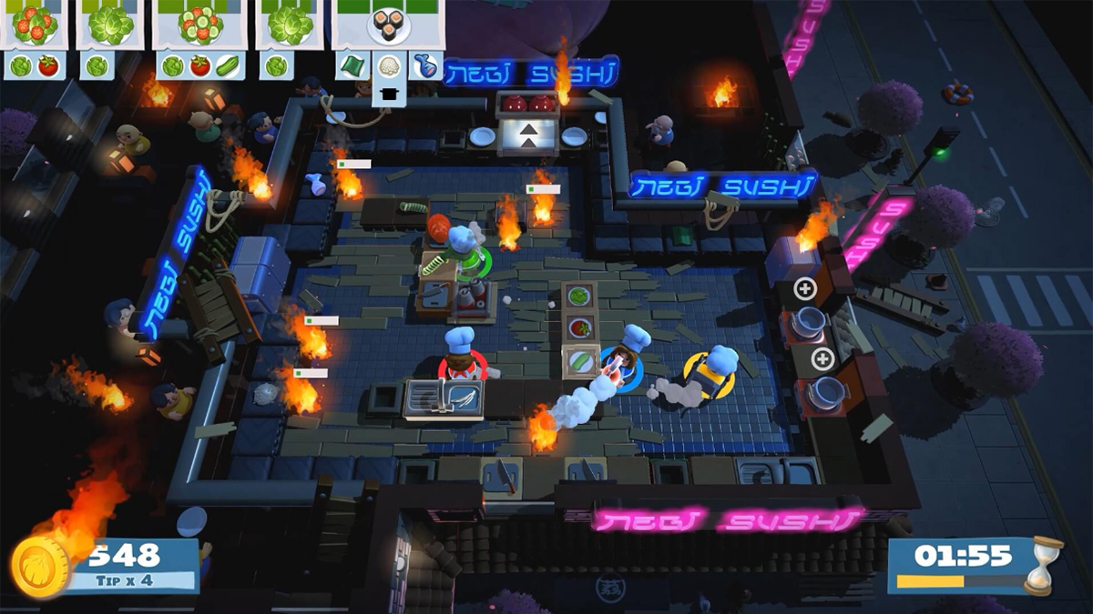 料理アクション Overcooked 2 がepic Gamesストアで無料配布中 Pc Watch