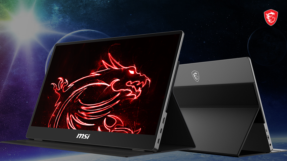 MSI、USB Type-C/Mini HDMI入力対応の15.6型フルHDモバイル液晶 - PC Watch