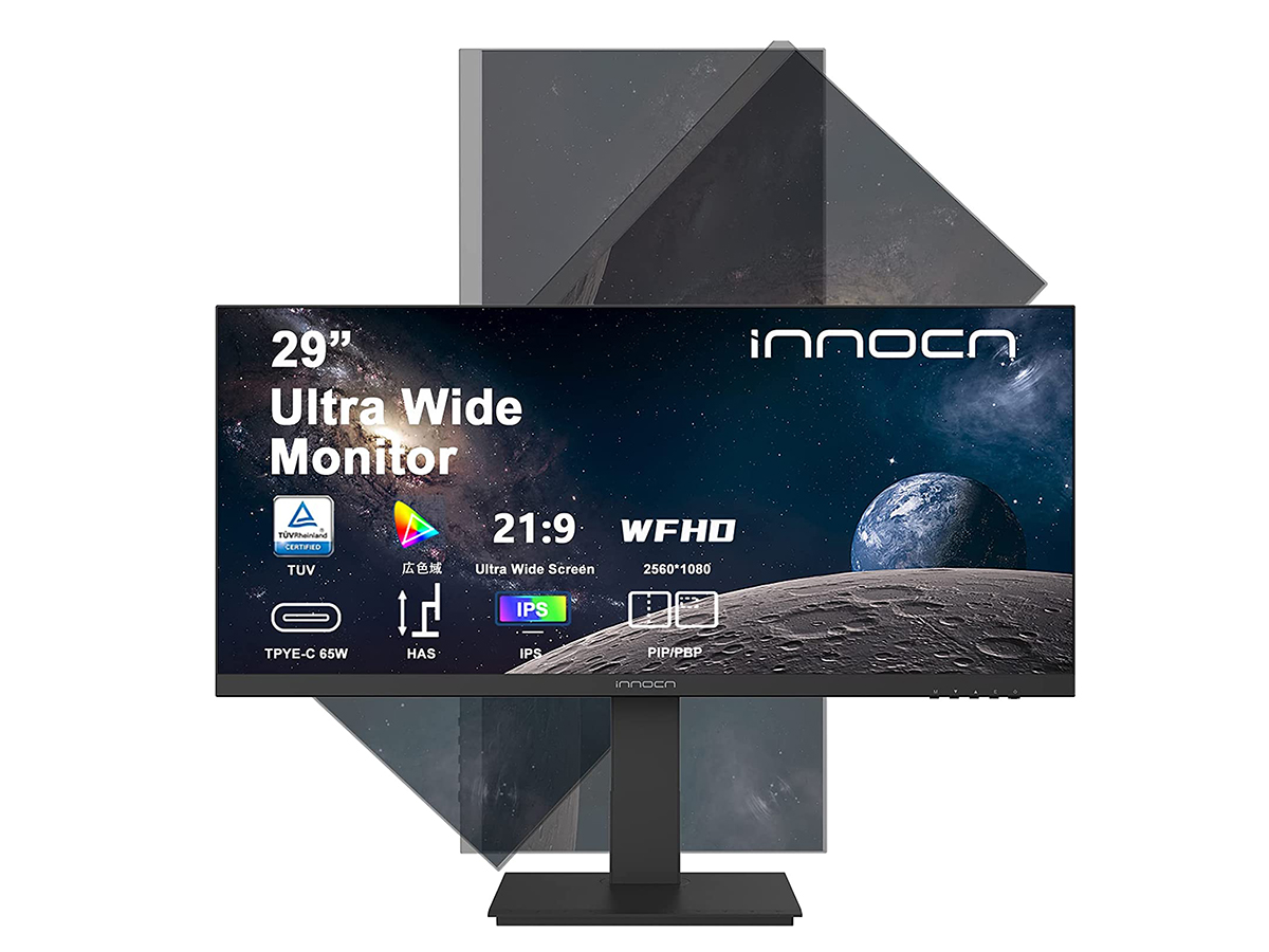innocn、2,560×1,080ドット表示対応の29型ウルトラワイド液晶 - PC Watch