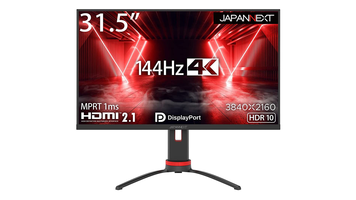 「4Kモニター 」HDR.HDMI 2.1対応 31.5型144Hz対応 エイサー、144Hz駆動の31.5型IPSパネル搭載4Kゲーミングモニター