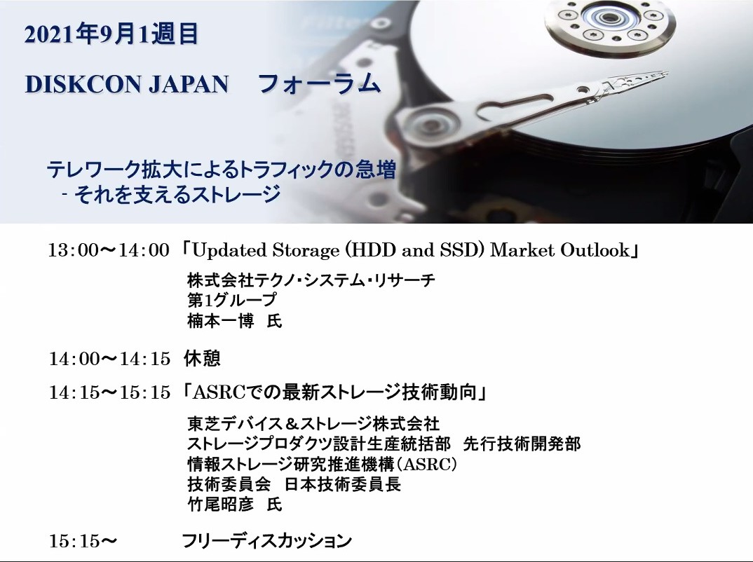 福田昭のセミコン業界最前線】HDD出荷金額は監視や仮想通貨特需で3年