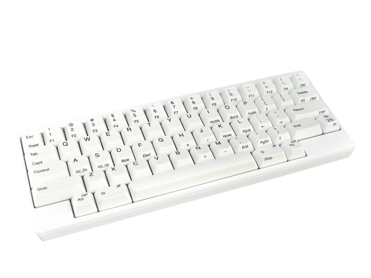 HHKB キートップ ２５周年 雪 日本語-