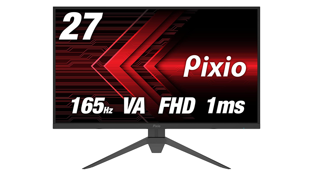 Pixio、165Hz/1ms対応の27型フルHDゲーミング液晶 - PC Watch