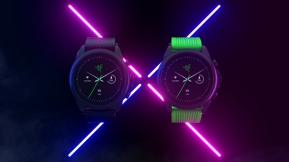 Razer、FossilとコラボしたWear OS搭載スマートウォッチ - PC Watch