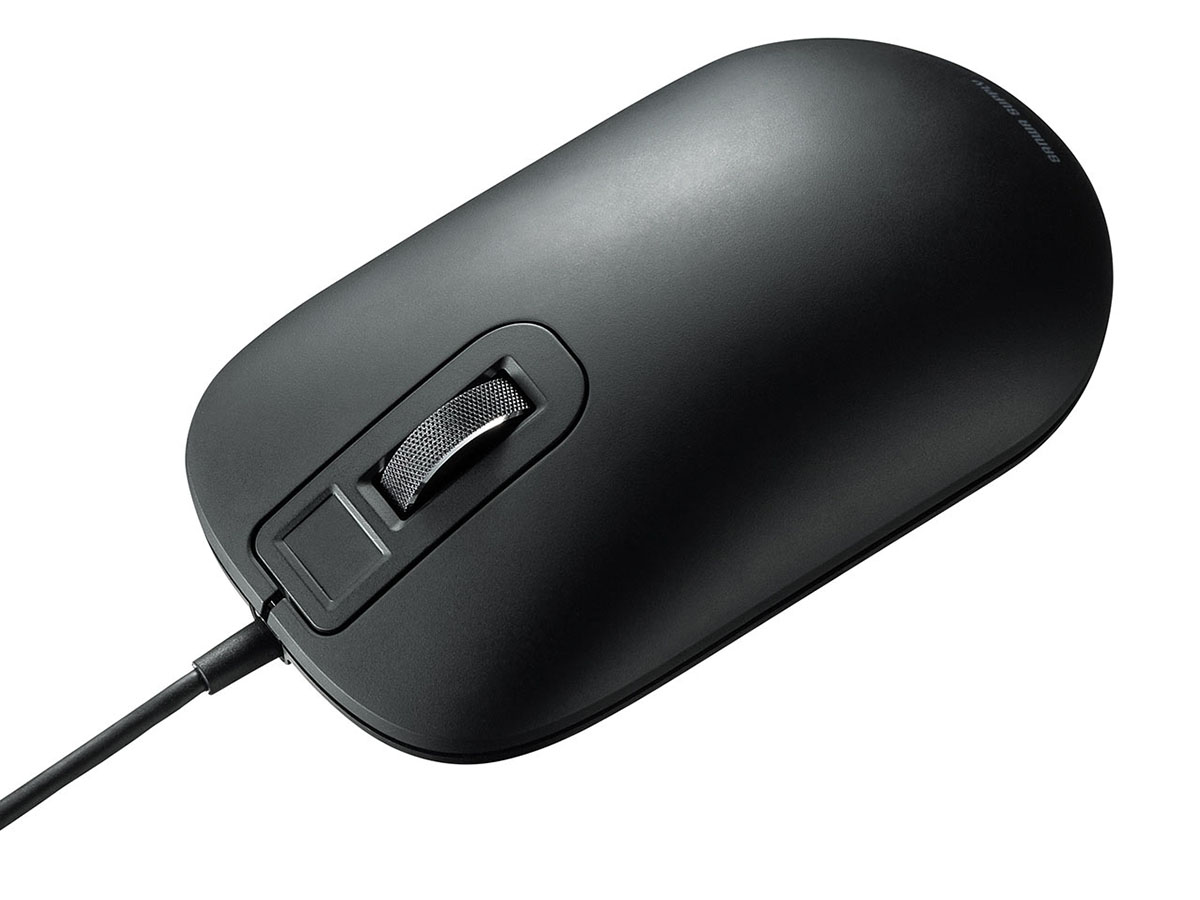 サンワサプライ、指紋センサー搭載でWindows Helloが使えるマウス - PC