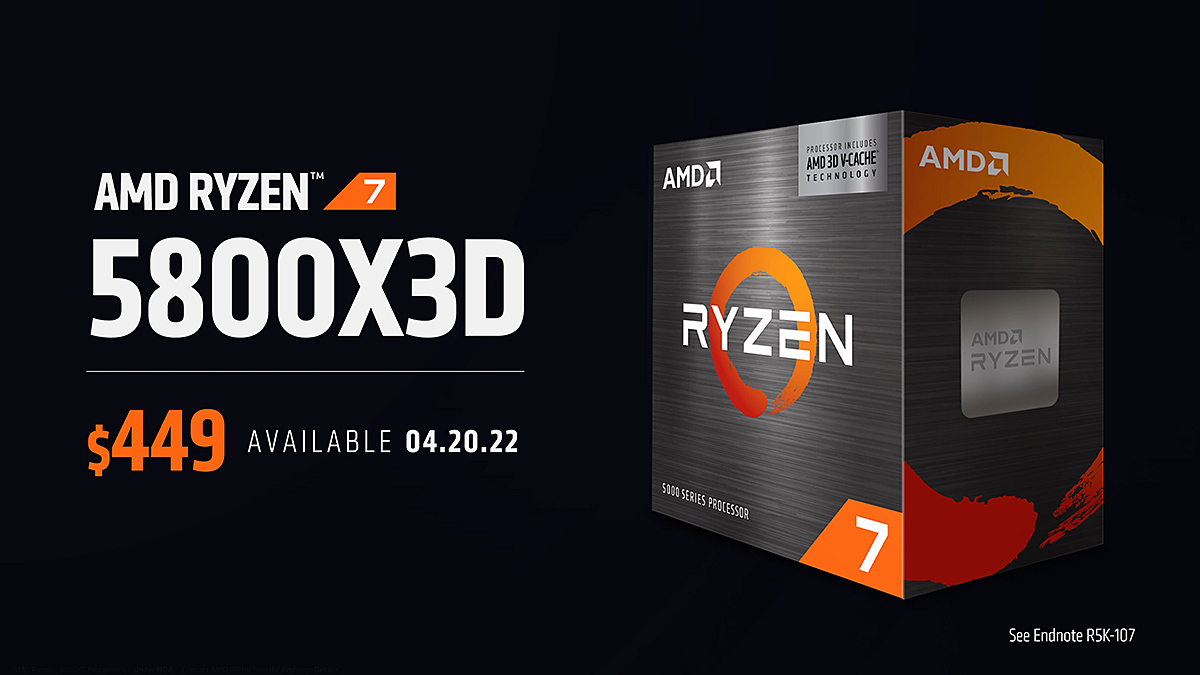 【新品・未開AMD Ryzen 7 5800X3D