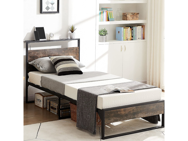 USBとコンセント付きヘッドボードを備えるベッドフレーム - PC Watch