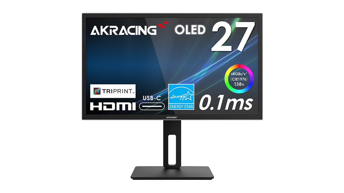 AKRacing、ブランド初の27型4K有機ELモニターを投入 - PC Watch