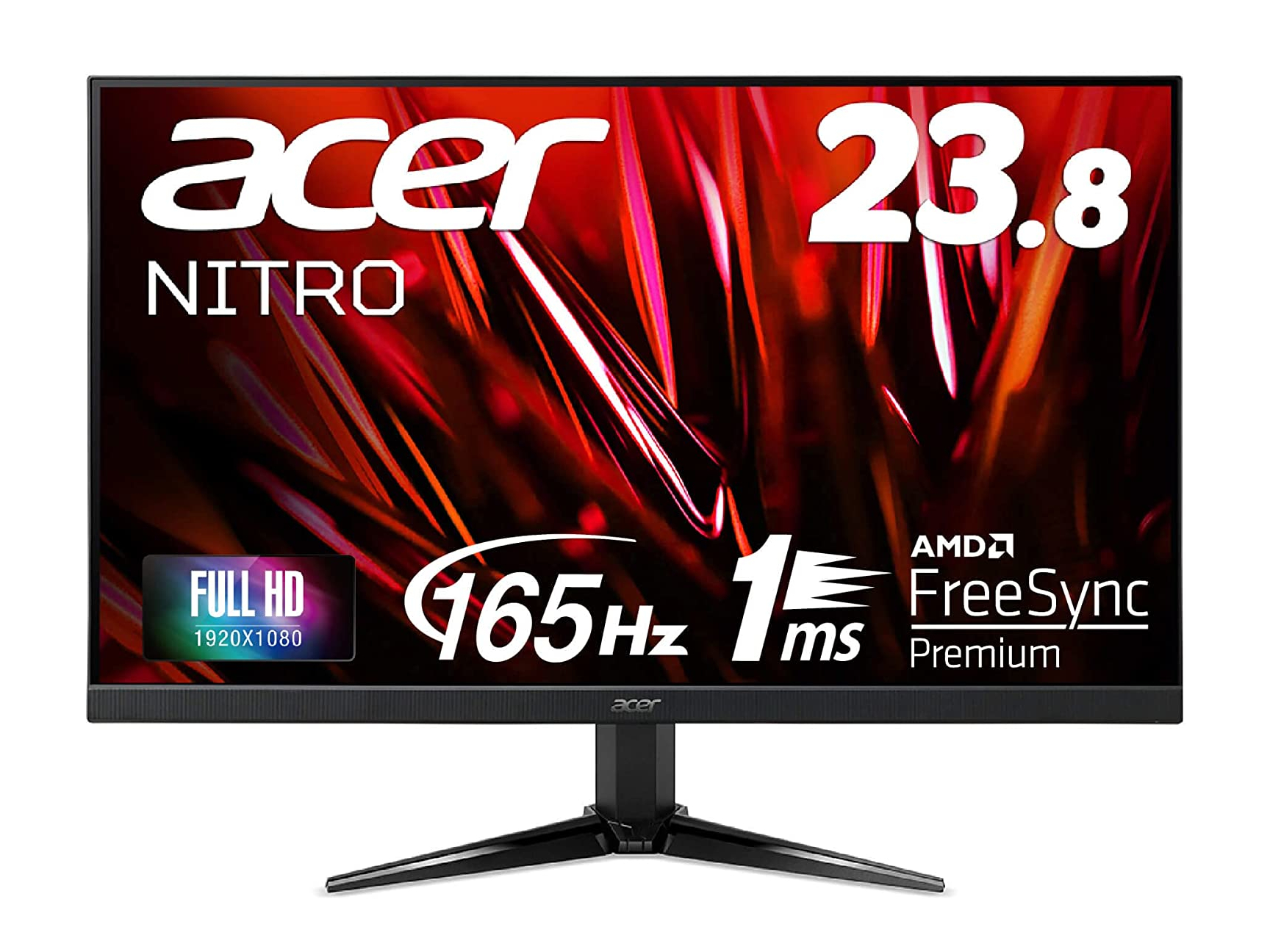 acer 23.8インチ 165Hz 0.5ms ゲーミングモニター