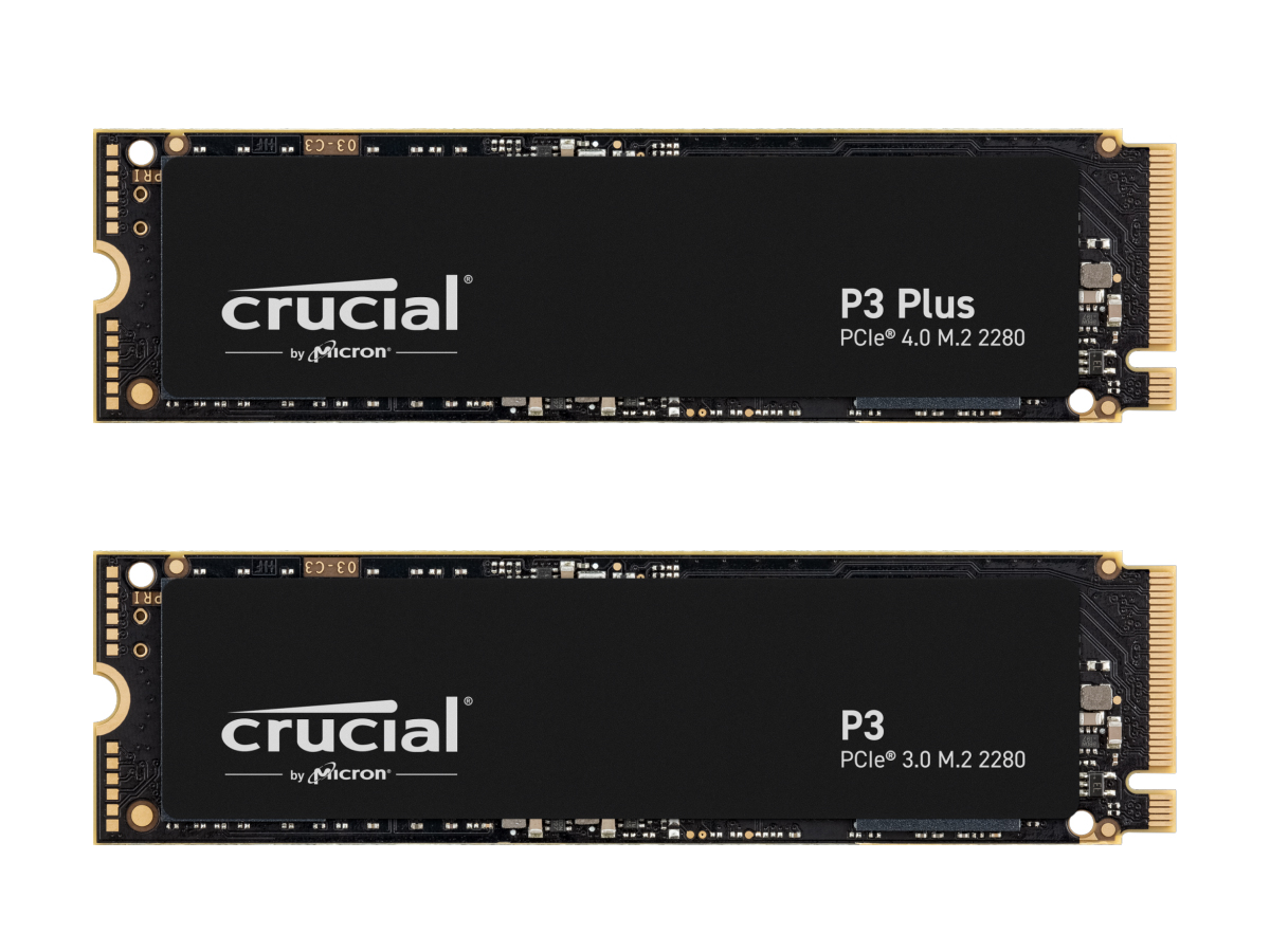 Crucial、最大4TBまで用意したSSD「P3 Plus」と「P3」 - PC Watch