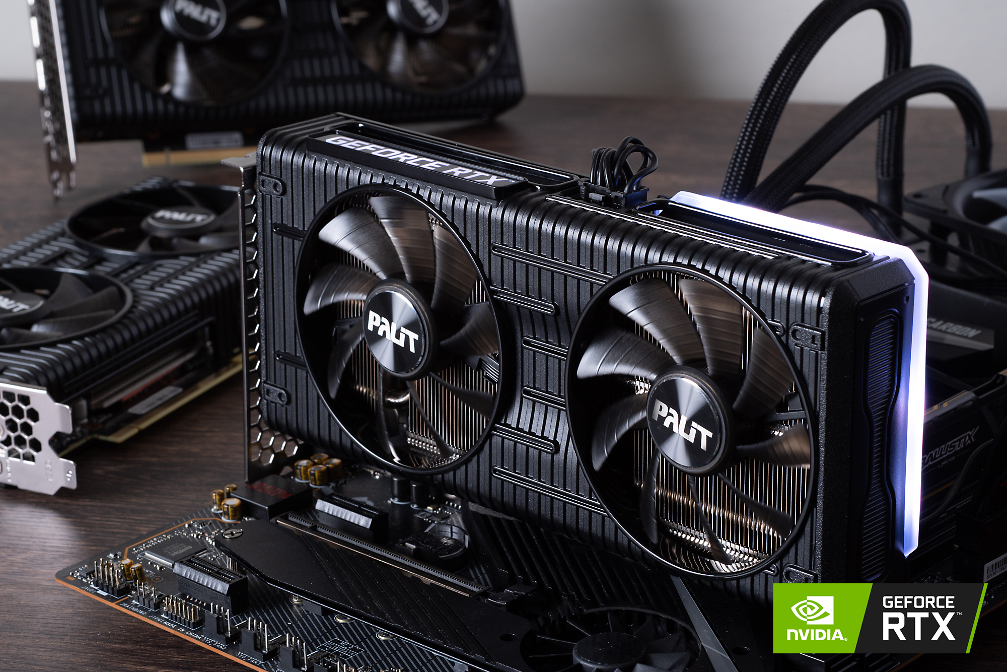 Palit GeForce RTX 3060ti 8GB 非LHR - PCパーツ