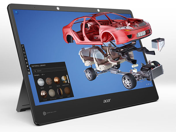 超美品 Acer ASV15-1BP 4K 裸眼3D 15.6型モニター 日本エイサー、裸眼3D立体視対応15.6型モニターを一般向けに10月下旬