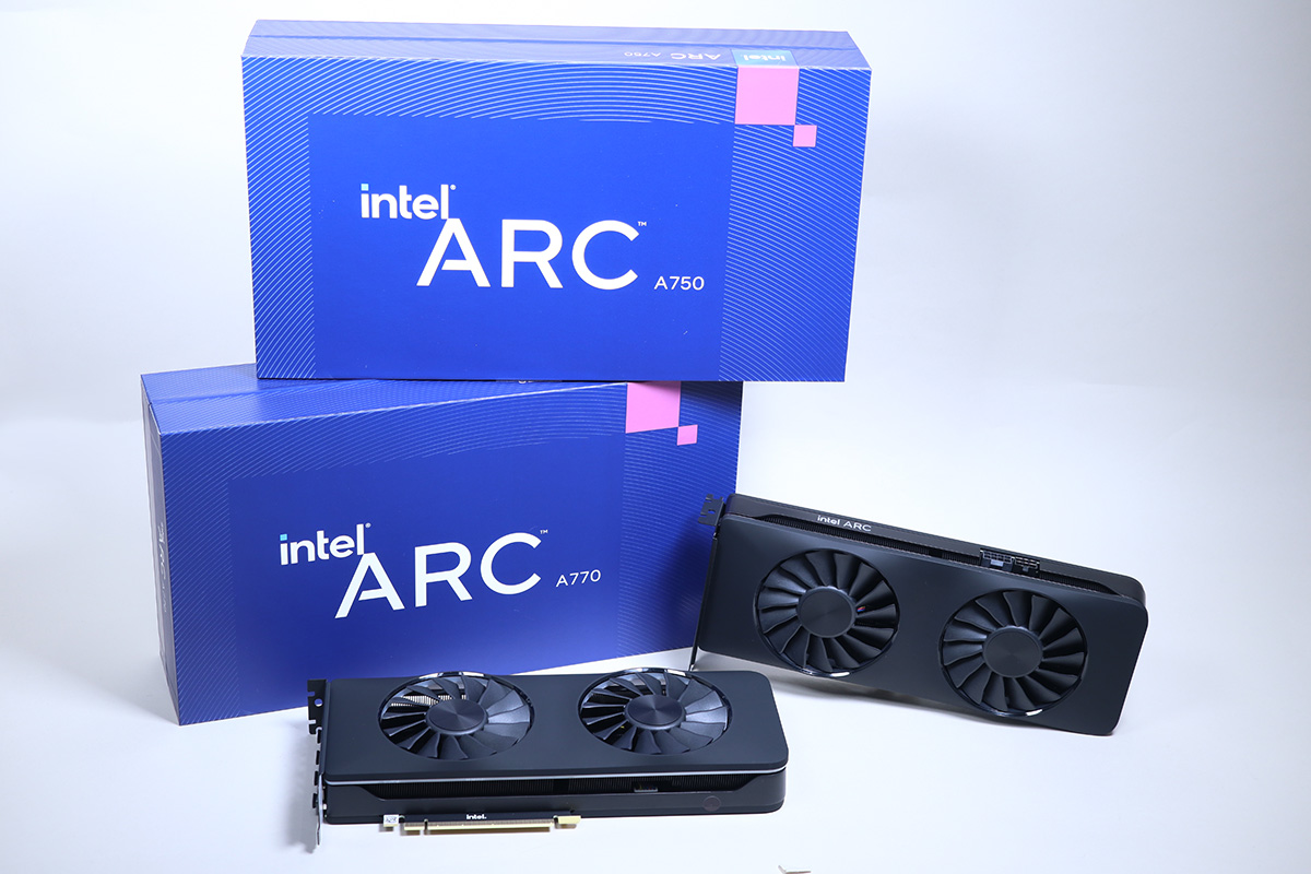 Intel Arc A770/A750 Limited Edition」ついに編集部に到着！写真で