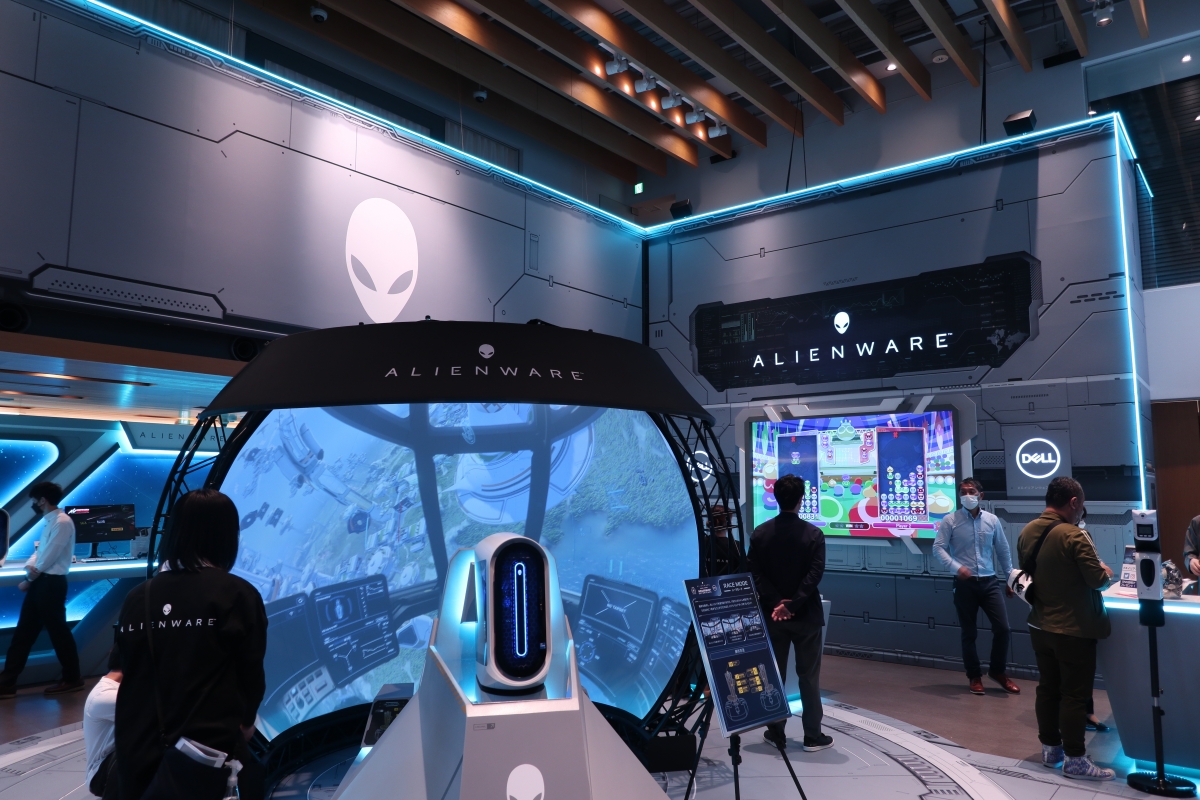 無重力の宇宙船操作が体感できる「Alienware POP UP STORE」、代官山T