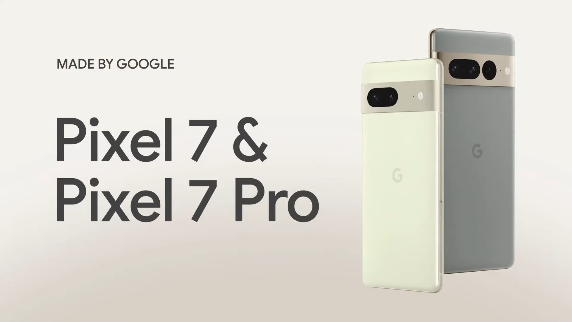 Google Pixel 7は8万2,500円、7 Proは12万4,300円から。本日予約開始 