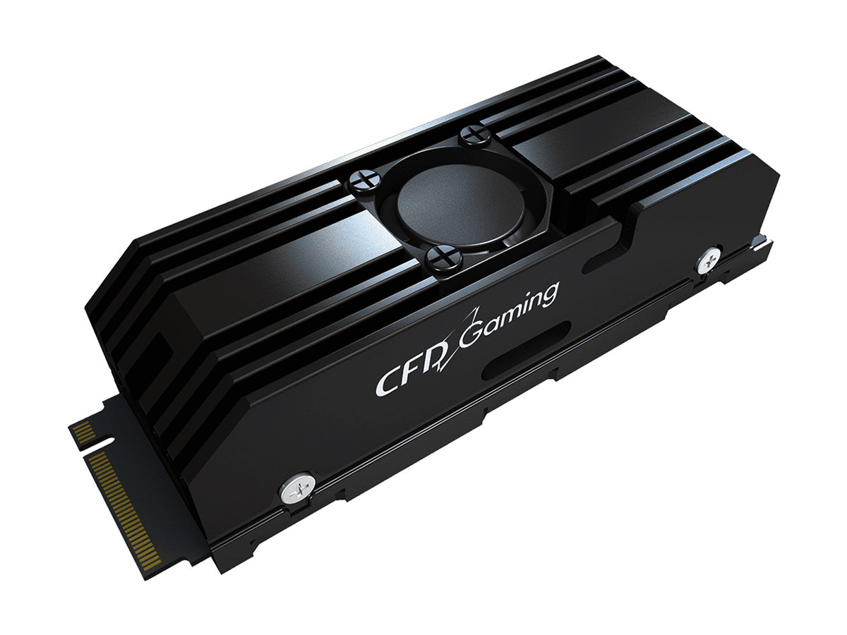 CFD、最大リード10GB/sのPCIe 5.0対応M.2 SSD。空冷ファン標準