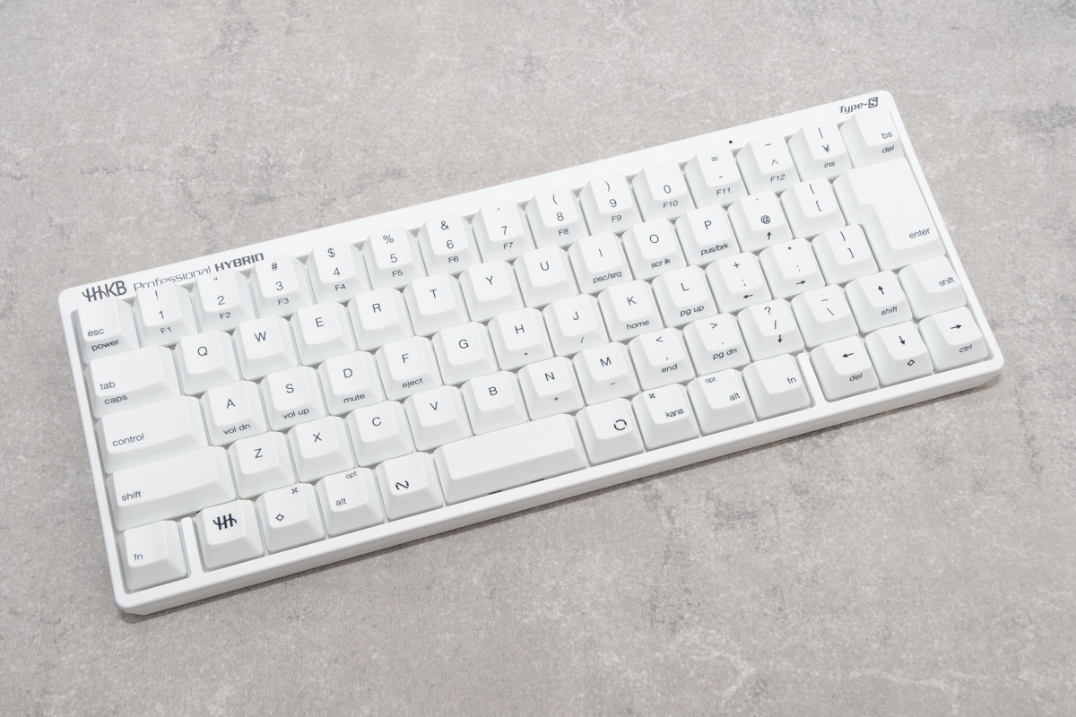 やじうまミニレビュー】純白の雪色モデル「HHKB Professional