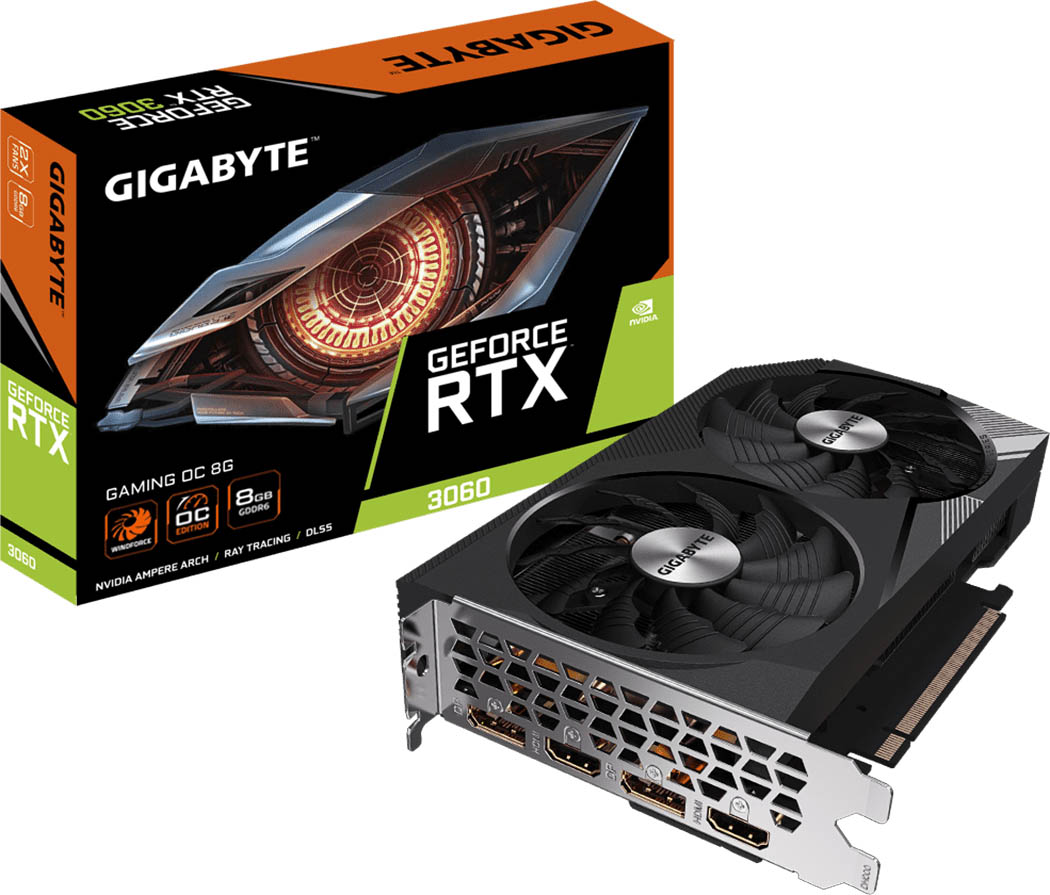 ニュース・フラッシュ】GIGABYTE、カード長198mmのGeForce RTX 3060